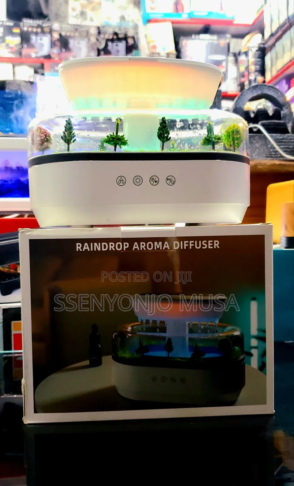 Rain Cloud Aroma Diffuser - Small Air Humidifier With Light