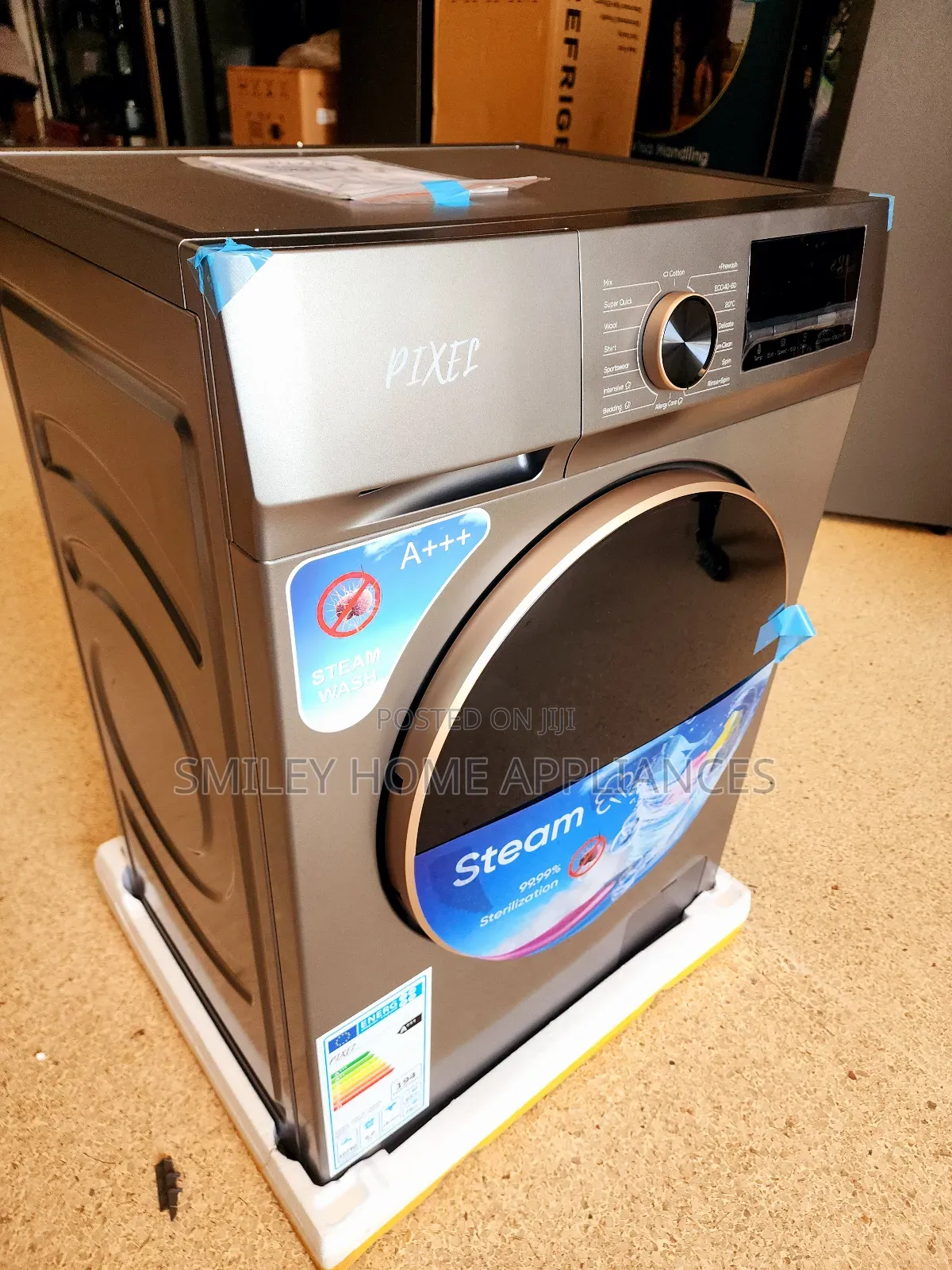 Pixels 10kgs Front Loader Washing Machine Fully Automatic