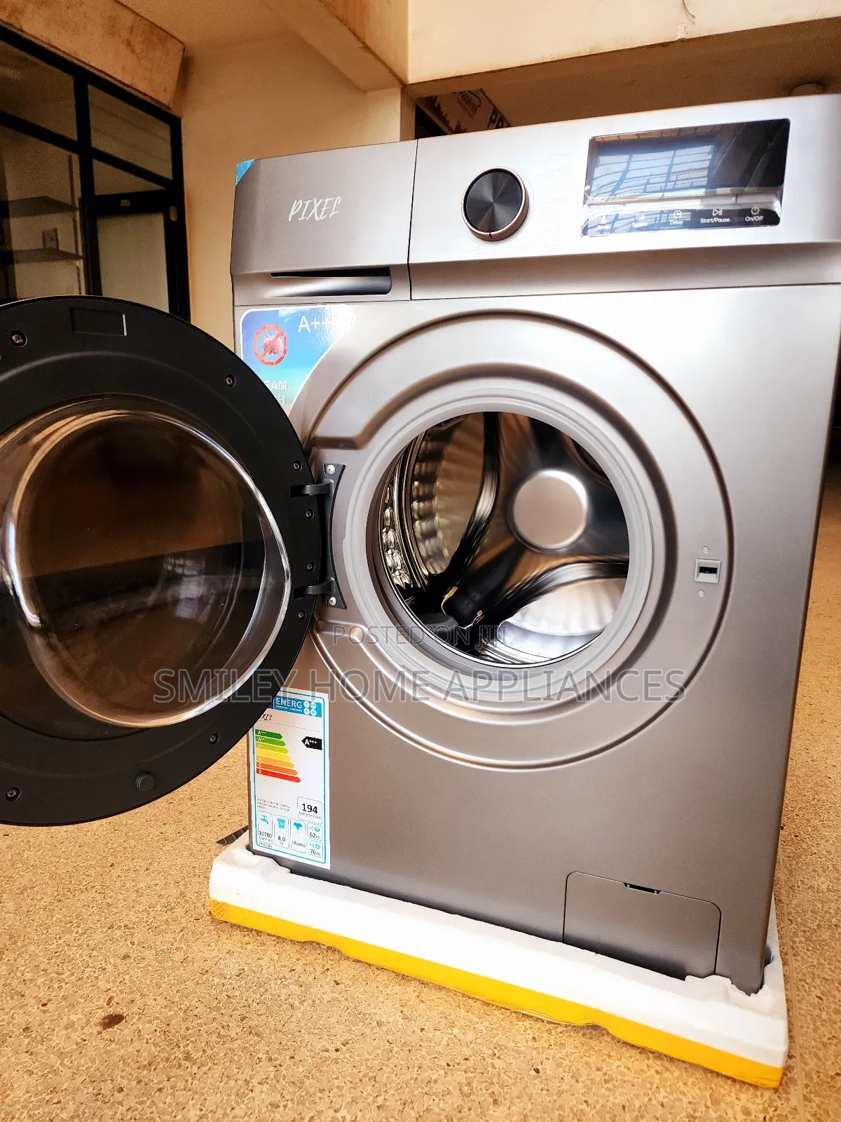 Pixels 10kgs Front Loader Washing Machine Fully Automatic