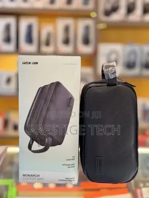 Green Lion Monarch Clutch Bag / Pouch Bag