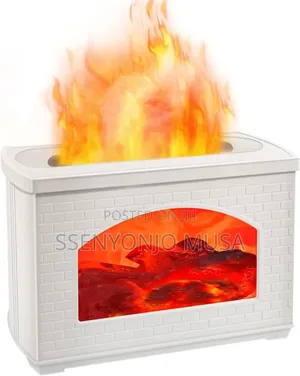 Flame Aroma Diffuser - Waterless Oil Diffuser With Auto Shut