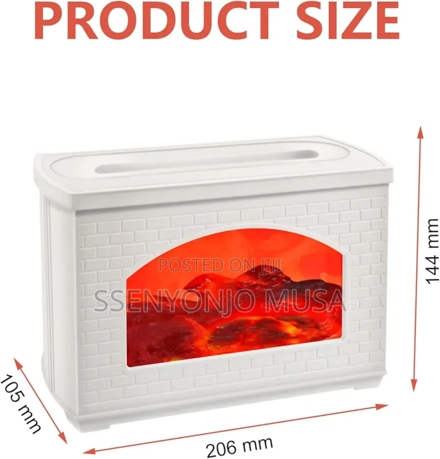 Flame Aroma Diffuser - Waterless Oil Diffuser With Auto Shut