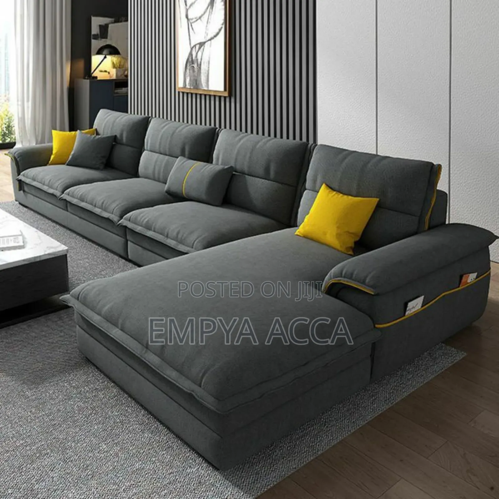 Gray Sofa Set Darkeer