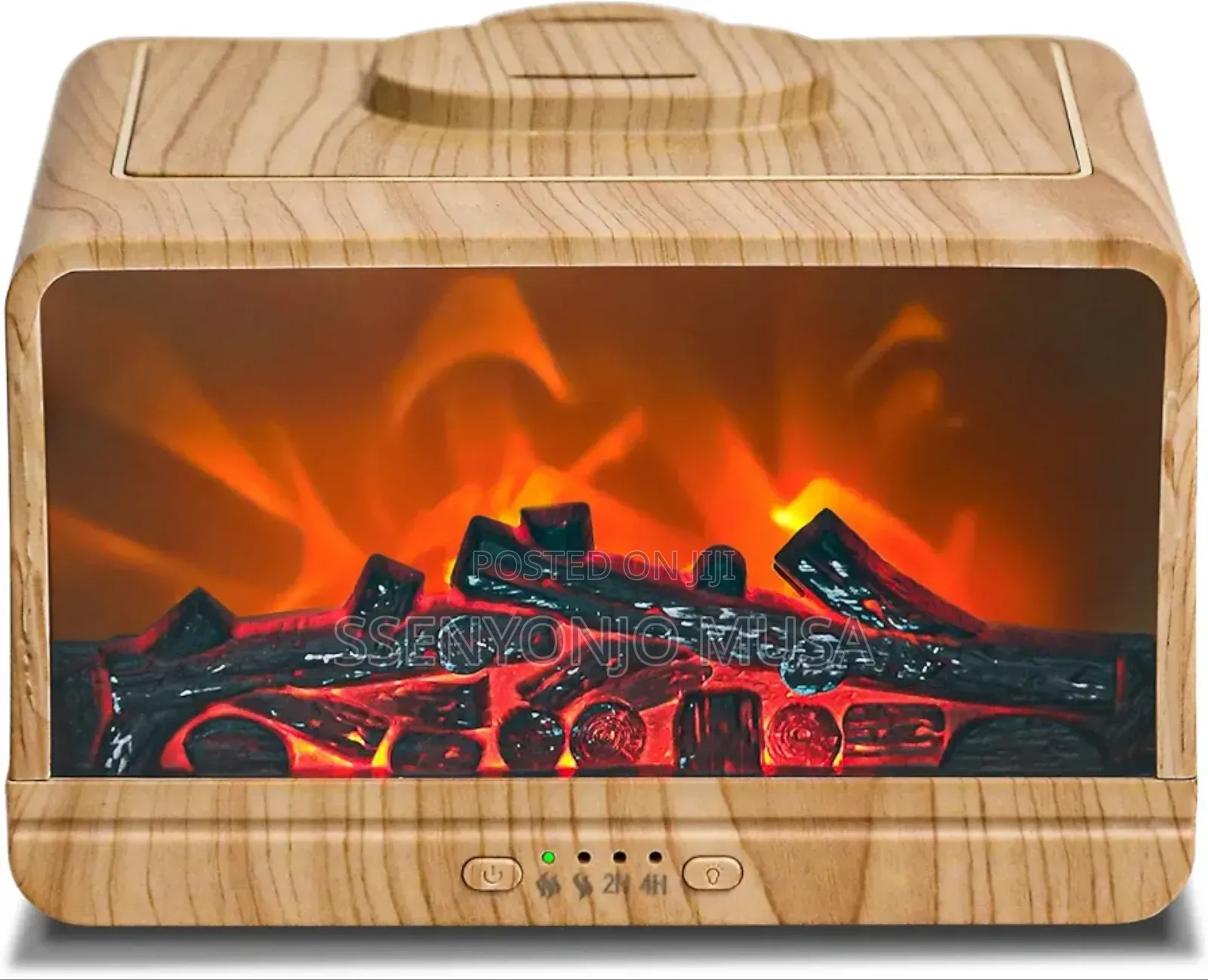 Fireplace Ultrasonic Humidifier - Essential Oil Diffuser-Flame