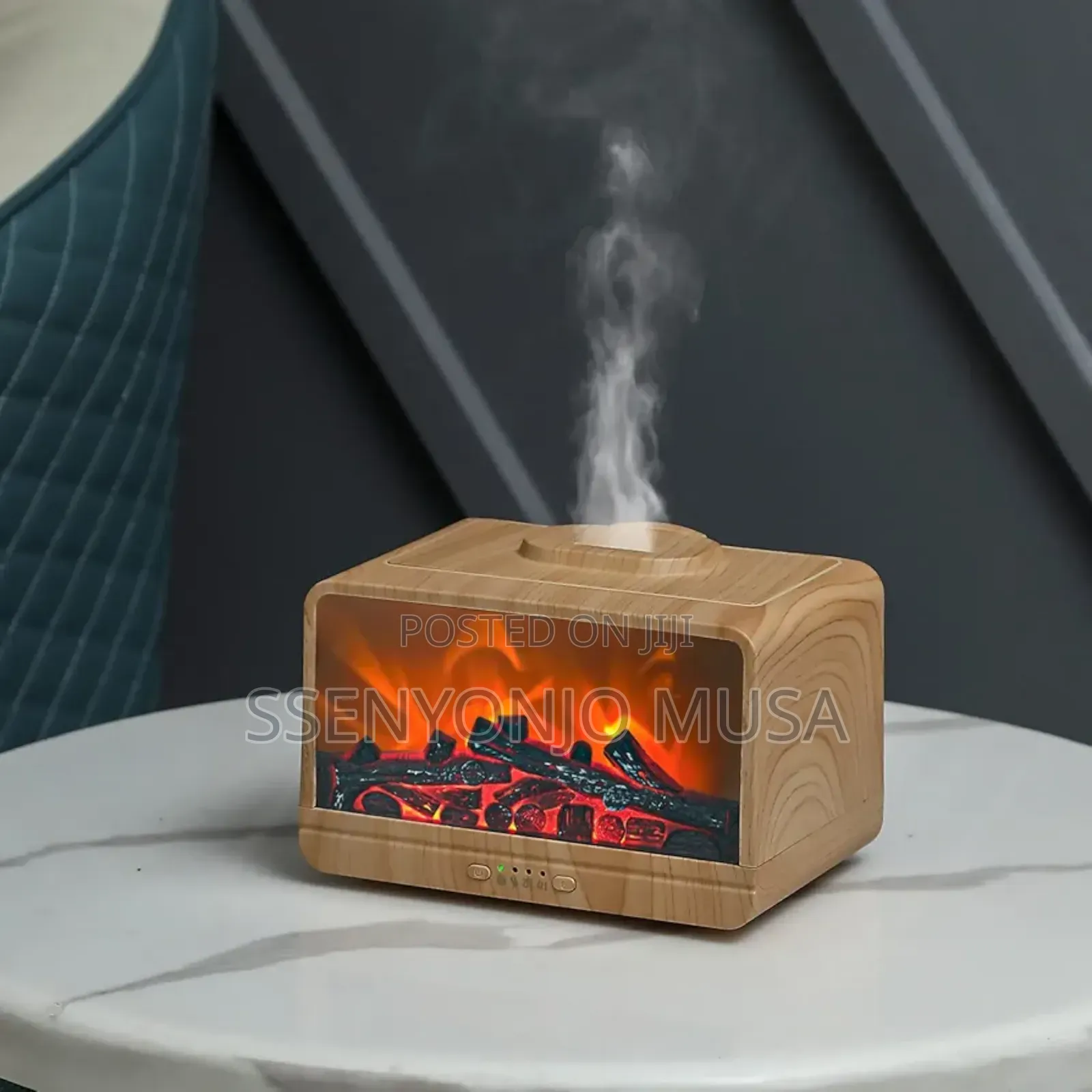 Fireplace Ultrasonic Humidifier - Essential Oil Diffuser-Flame