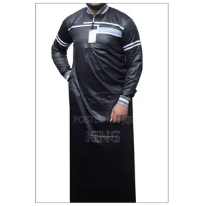 Matrix Black Kanzu Jubba Thobe.