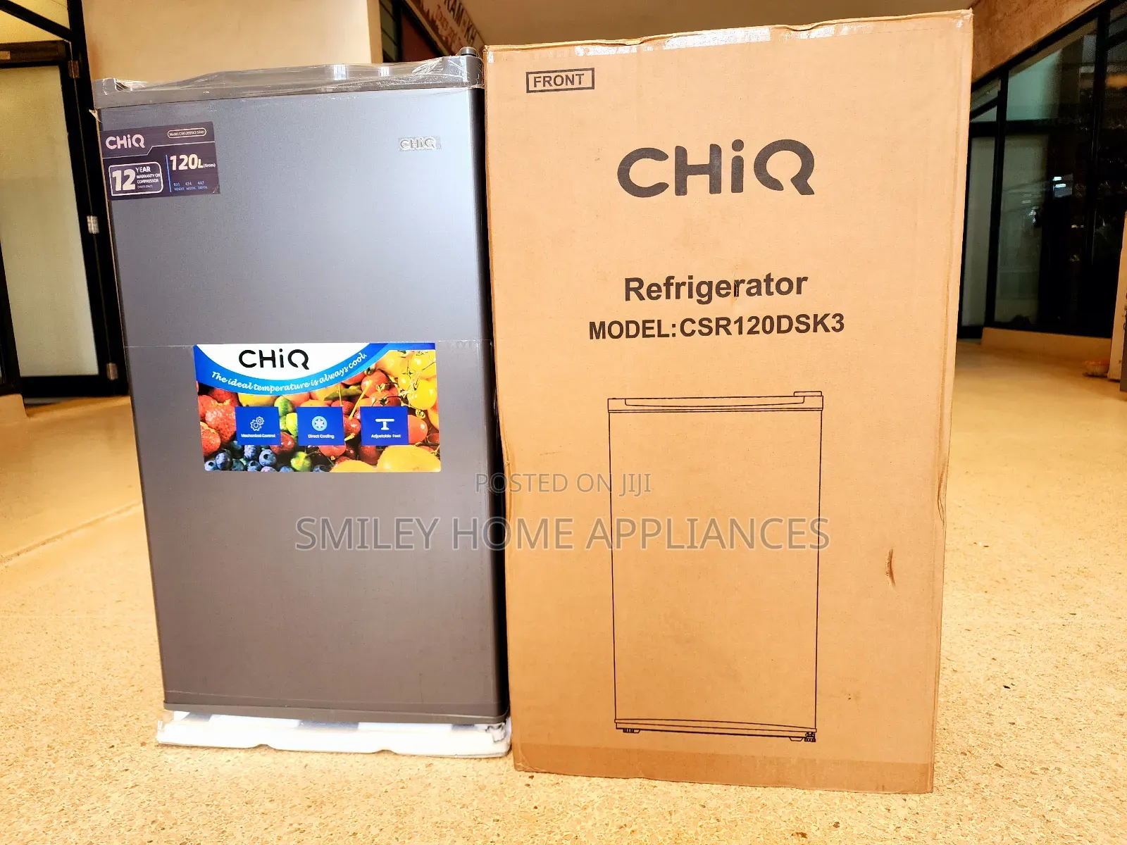 Chiq 120ltrs Defrost Single Door Refrigerator