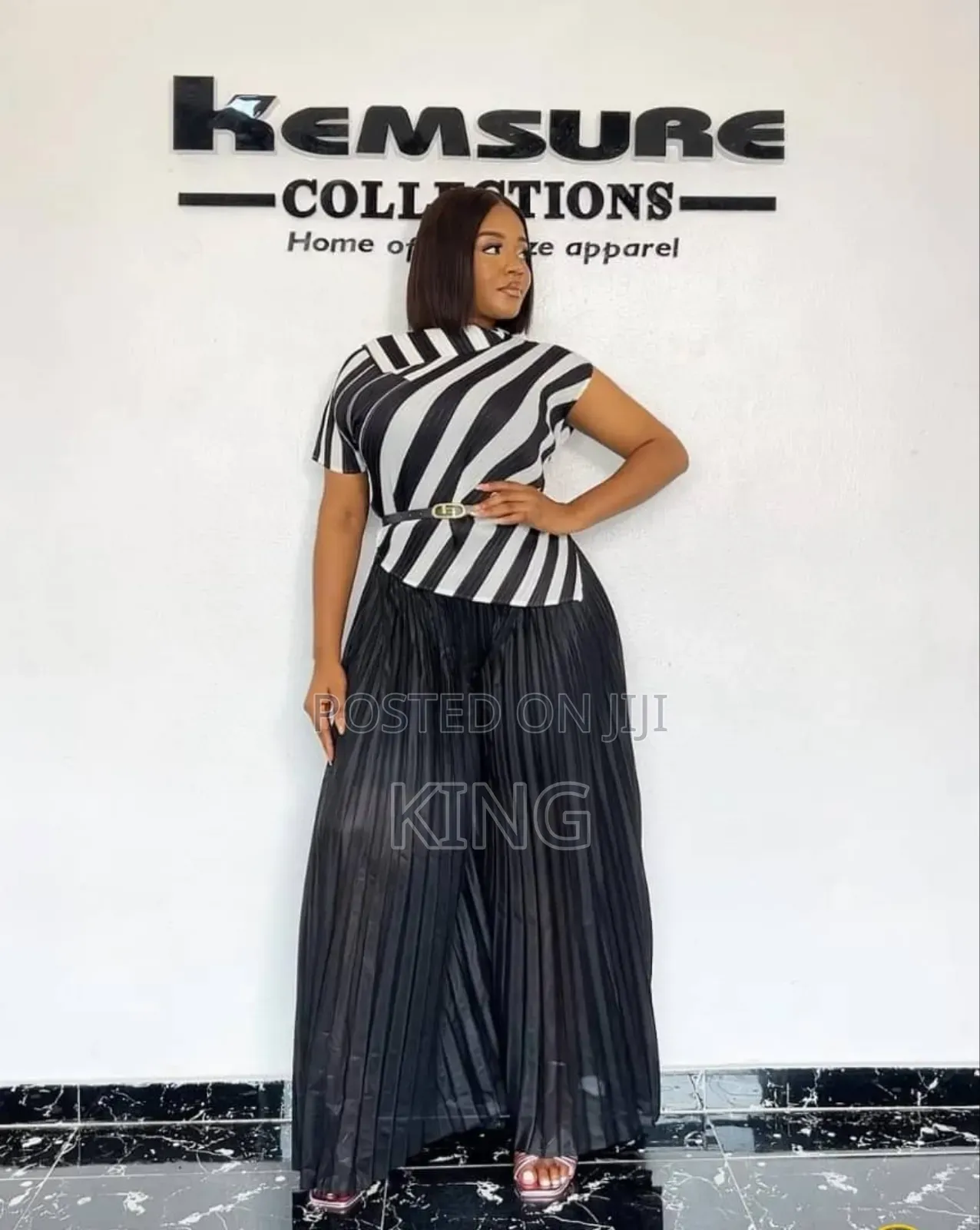 Cast Stripe Top Design Dress