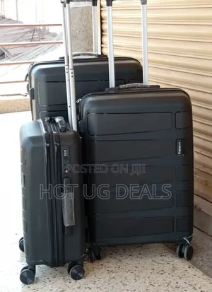 3pcs Full Set of Rubber Travel Suitcase ,Fashion Bag