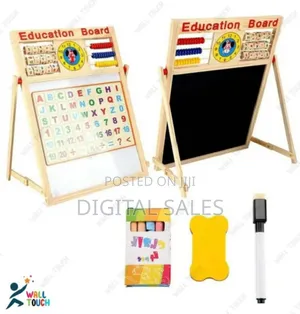 Kids Foldable Wooden Educational Board