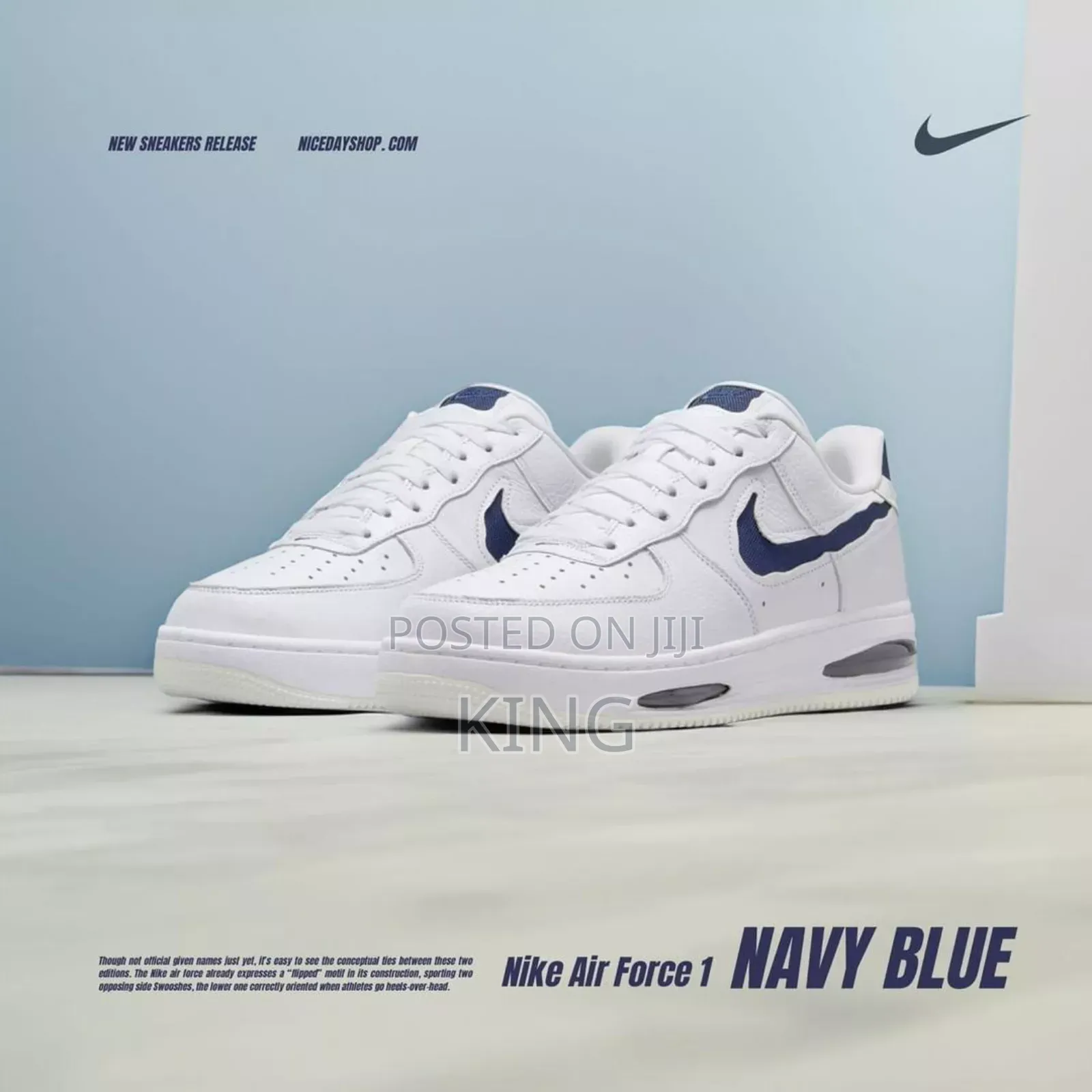 Nike Air Force 1 Navy Blue