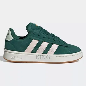 Adidas Green Grand Court White Alpha Trainers