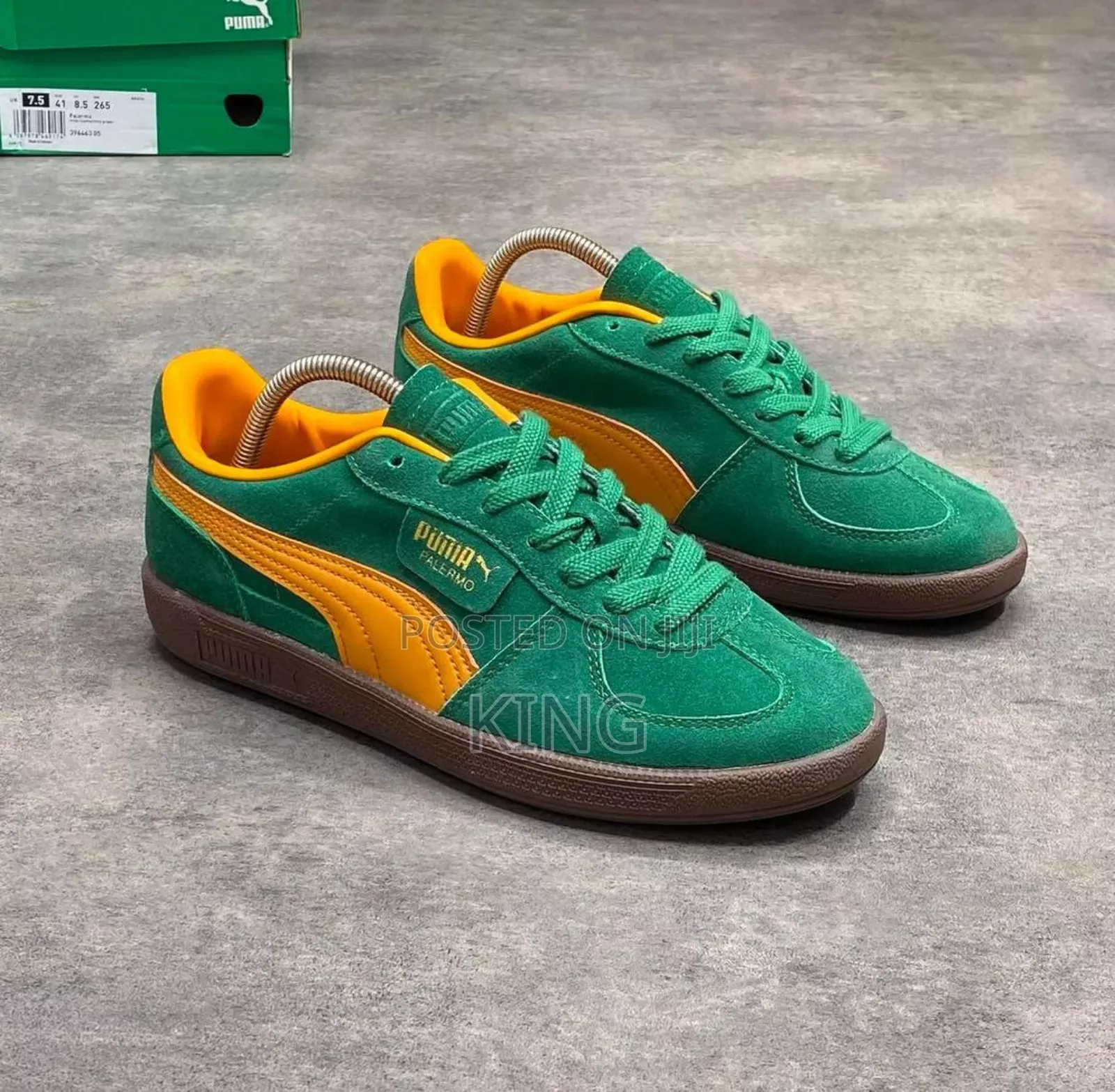 Puma Palermo Byfar Green Sneakers