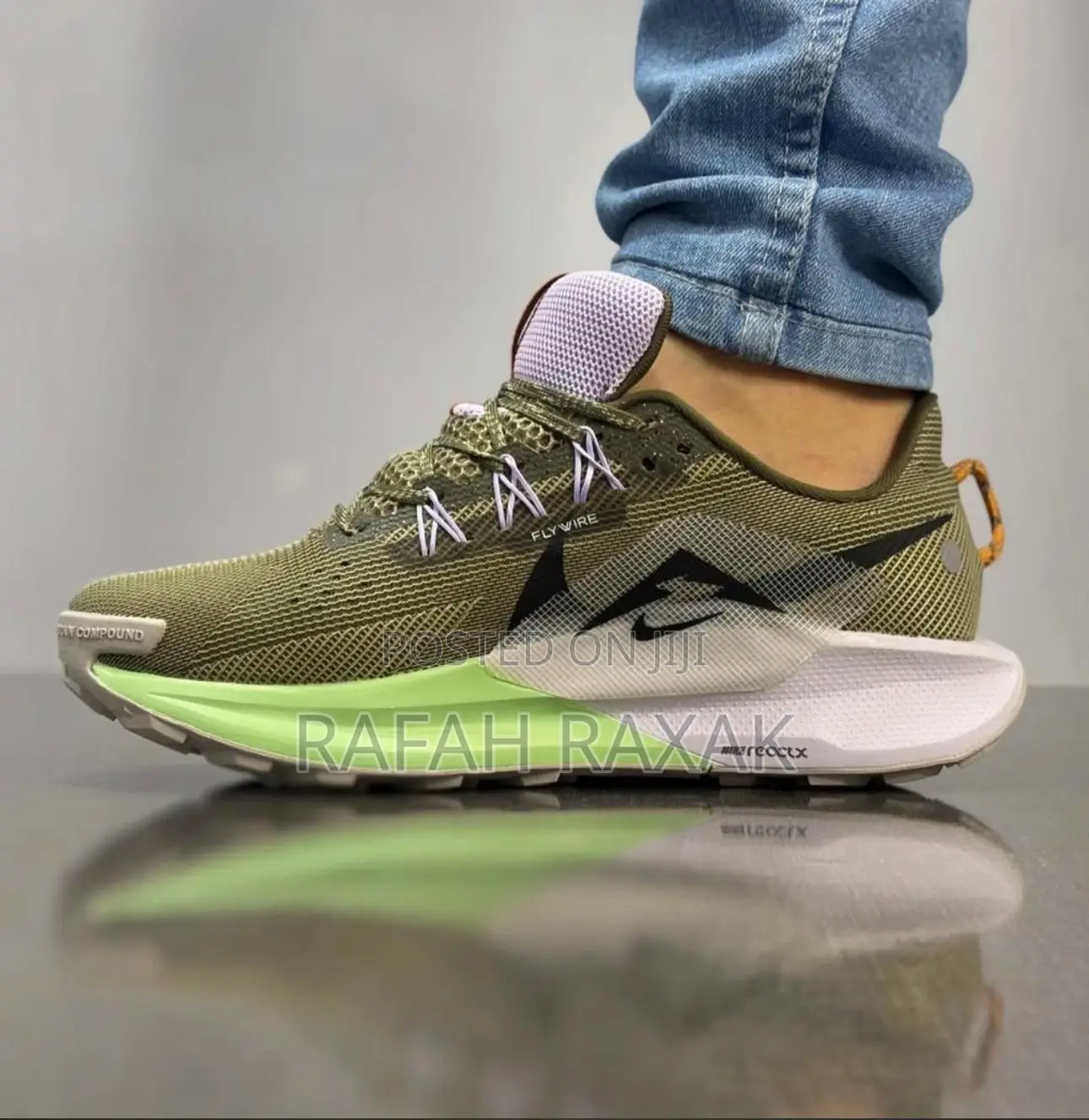 Original Green Nike React X Pegasus Trail 5 Trainer Sneakers