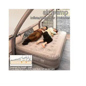 Inflatable Mattress Bed With in Built Air Pump.