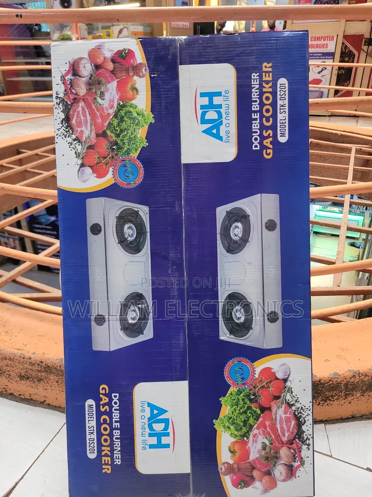ADH Double Burner Gas Cooker/STK-Ds201