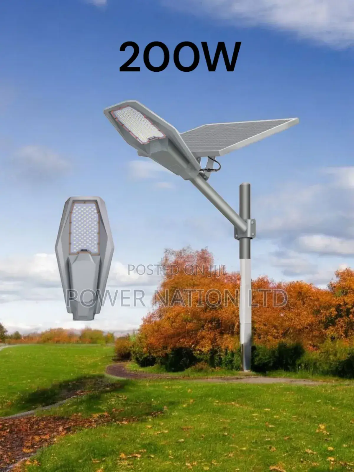 200w Solar Street Light With Separate Panel