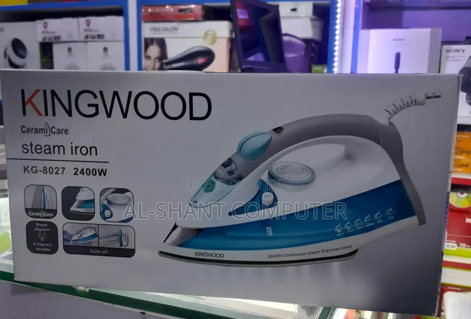 Steam Iron/Kingwood Ceramic Steam Iron