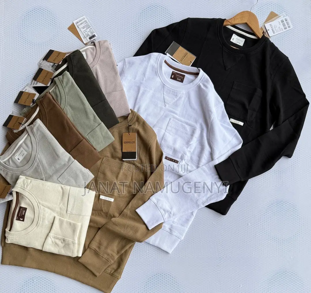 Long Sleeved Tshirts With Side Pockets