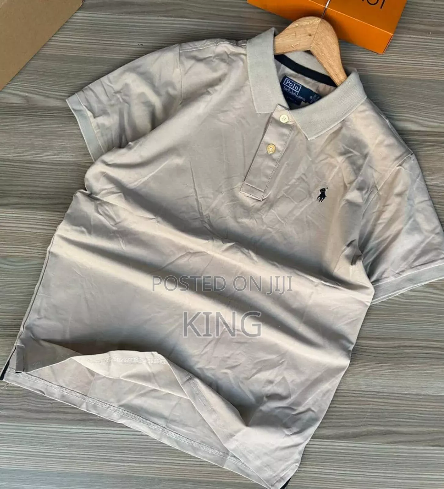 Grey Plain Polo's T-Shirts