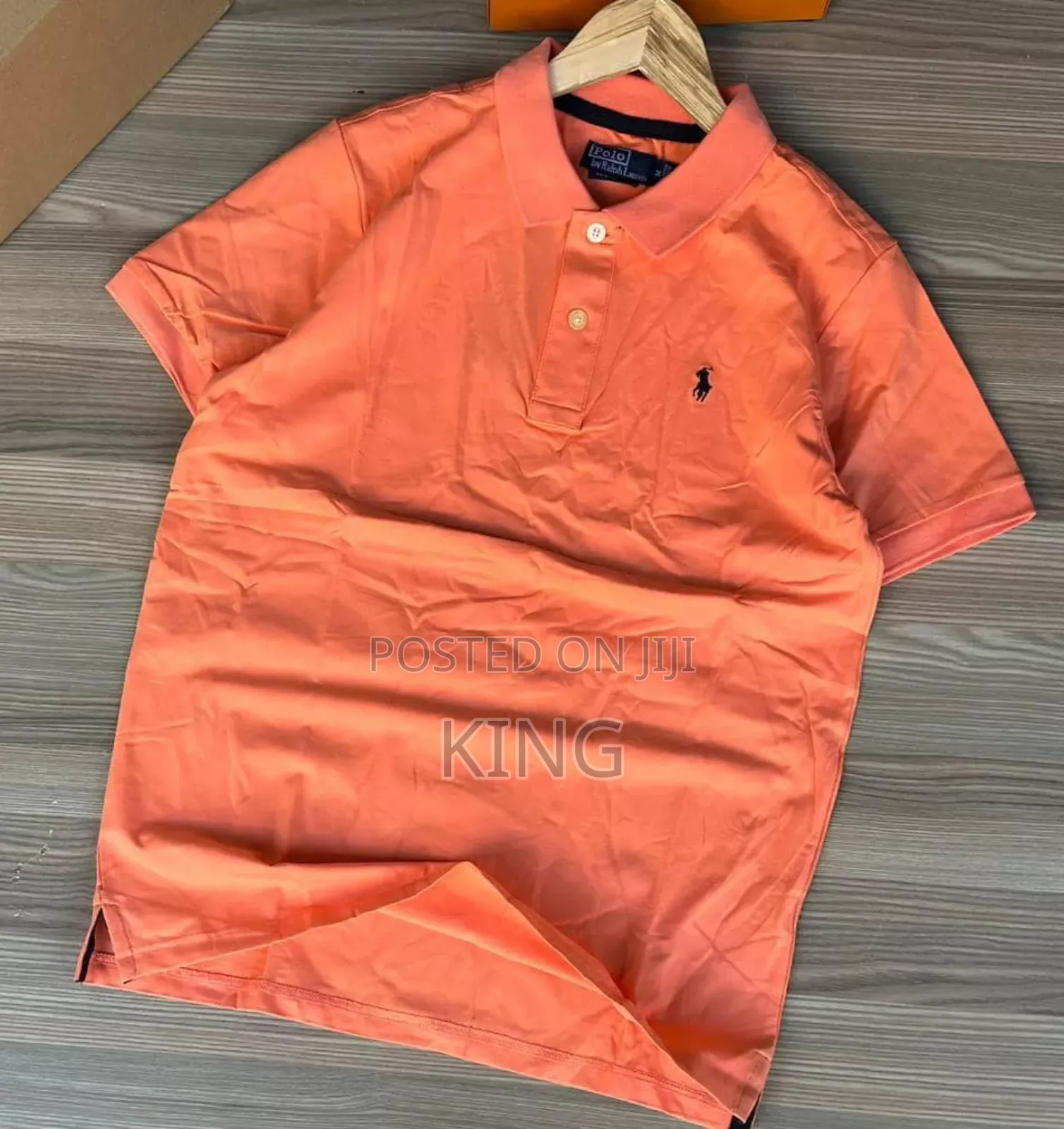 Orange Plain Polo's T-Shirts