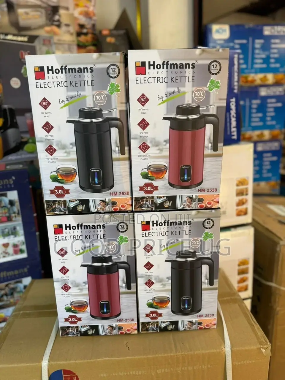 Hoffman Electric Kettle 3L HM-2530