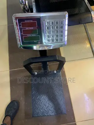 Weighing Certified Electronic Platform Scale.