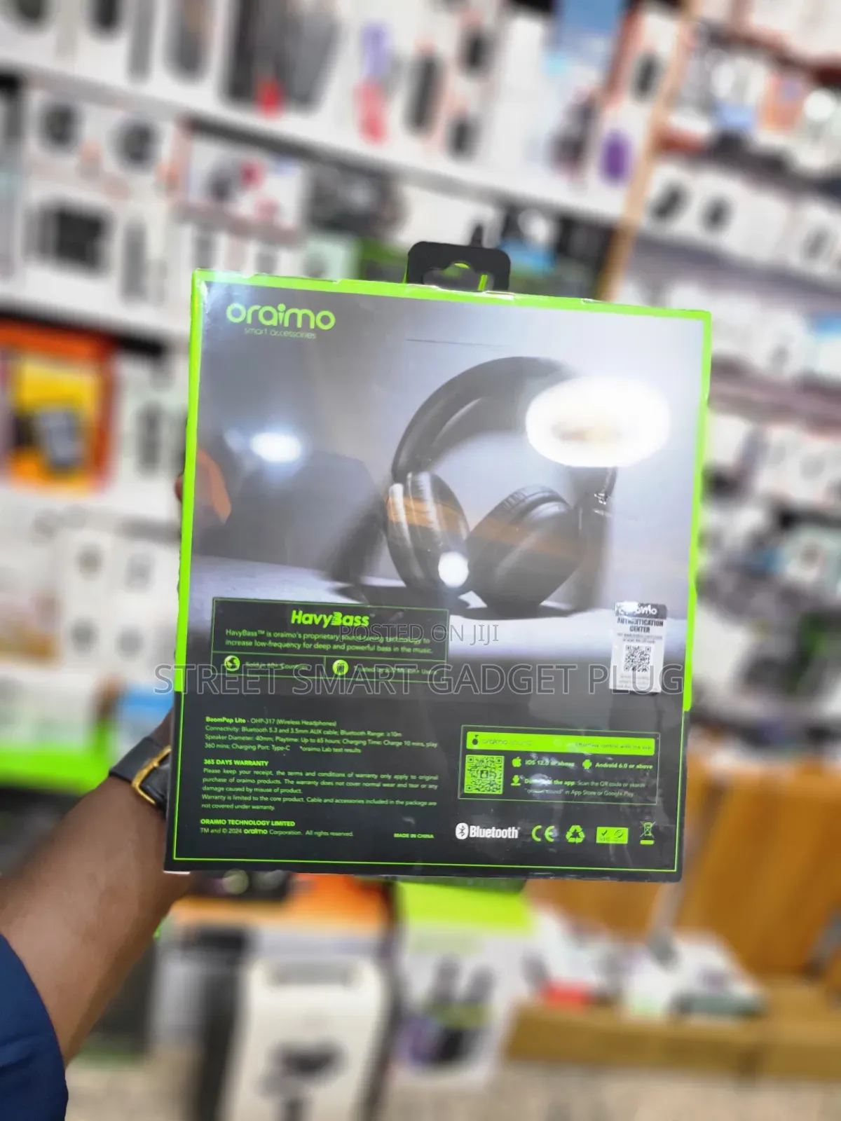 Oraimo Boompop Lite Bluetooth Headphones