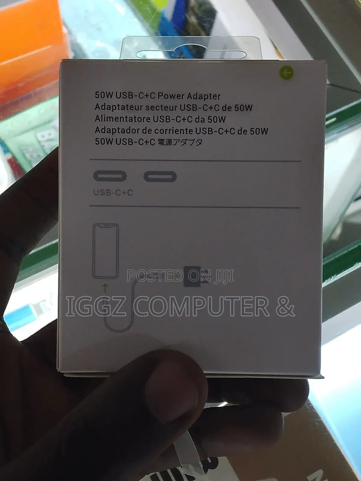 Usb-C+C 50W Power Adapter