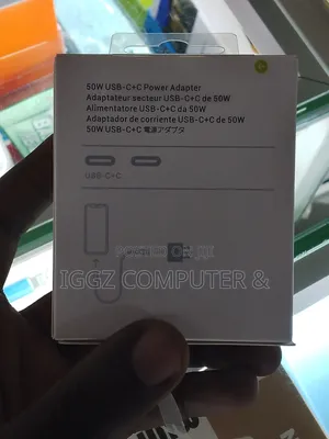 Usb-C+C 50W Power Adapter