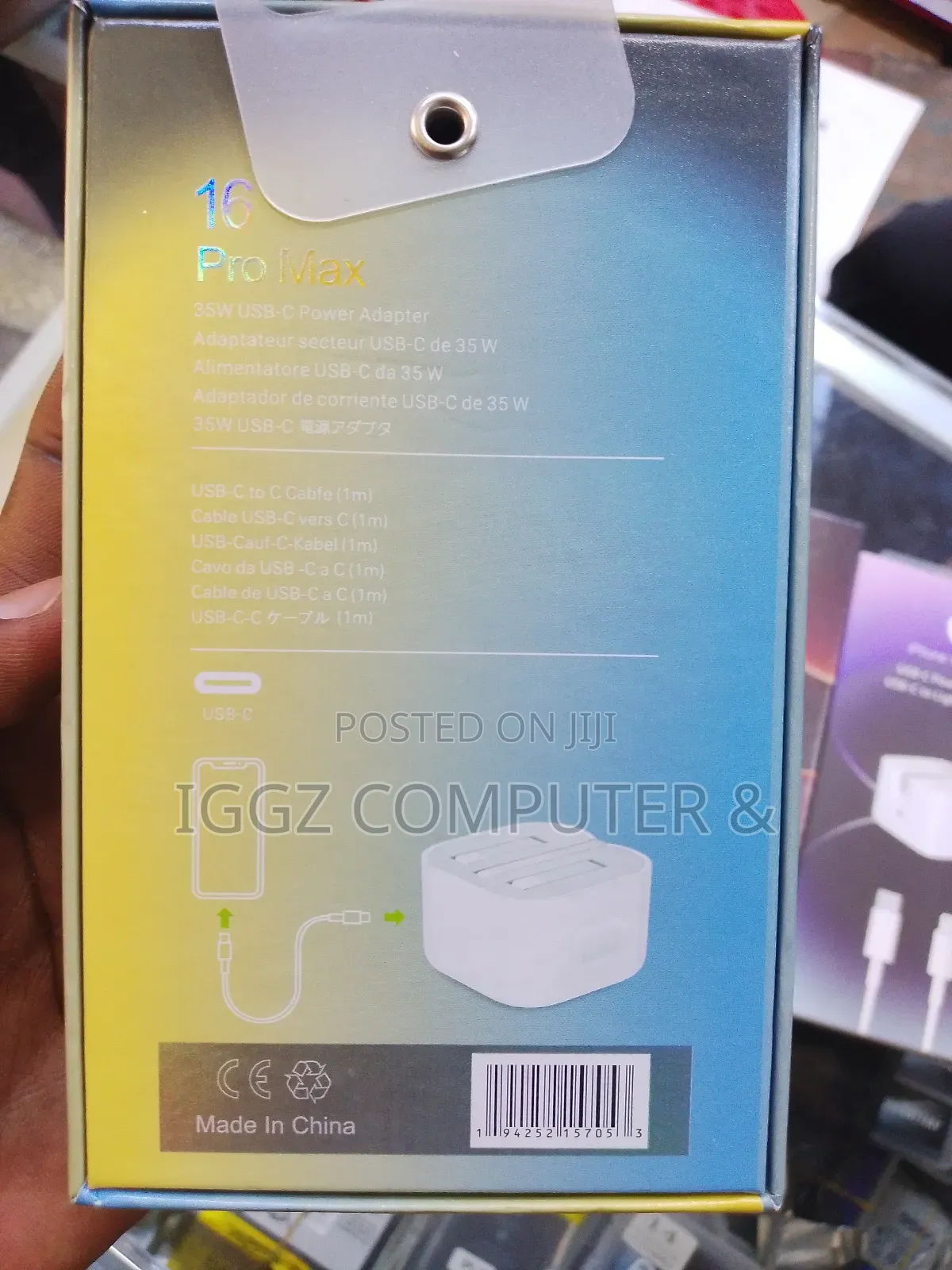 iPhone 16 PRO Max 35W Usb-C Charger