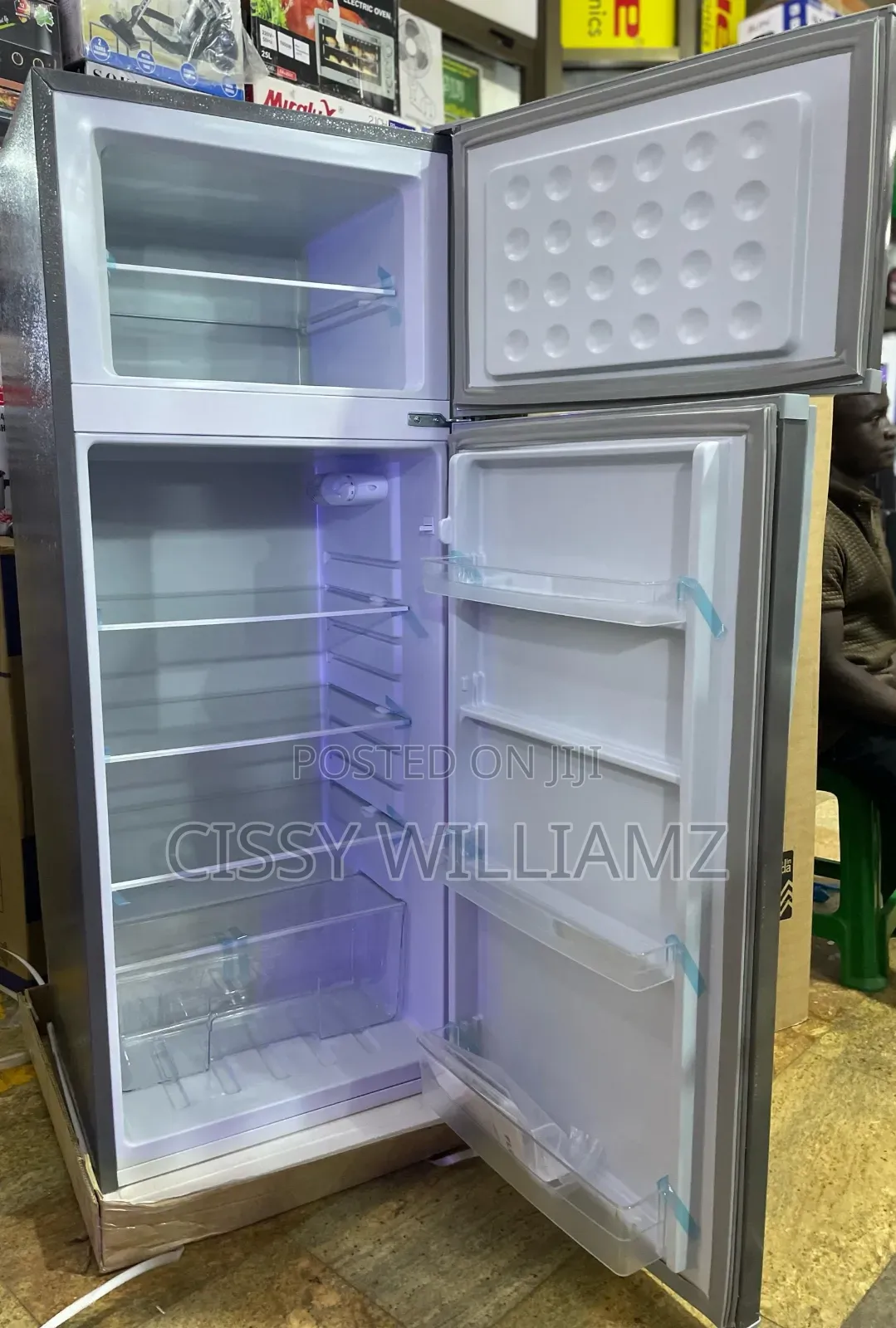 Florsa 220liters Double Door Fridge - Grey