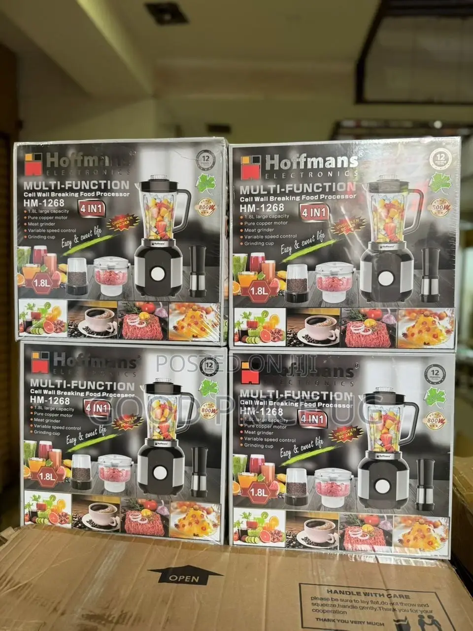 1.8L Hoffmans 4in1 Multifunction Food Processor