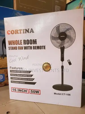 Remote Stand Fan Cortina