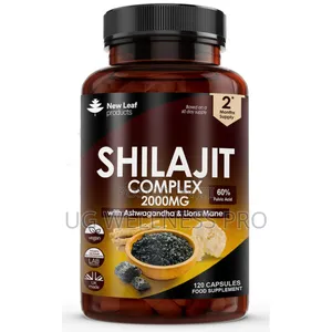 Shilajit Complex With Ashwagandha and Lion's Mane 2 Months