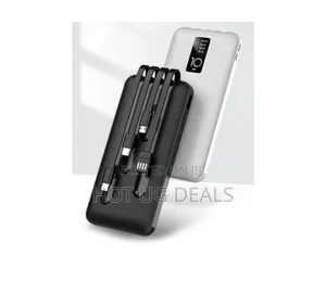 Digital Charging 10000mah Power Bank - Black, White