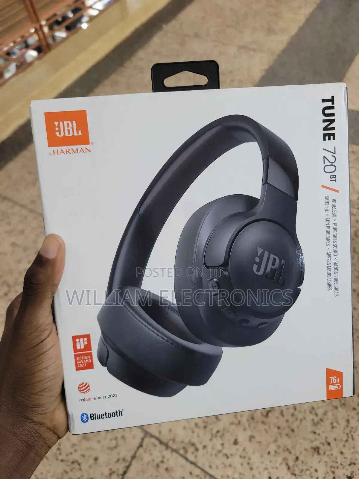 JBL Tune 720 BT Wireless Over- Ear Headphones