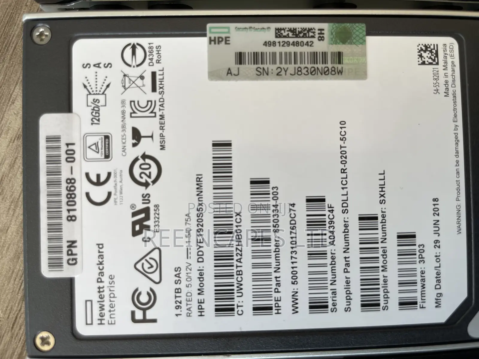 1.92tb SSD Server Drive