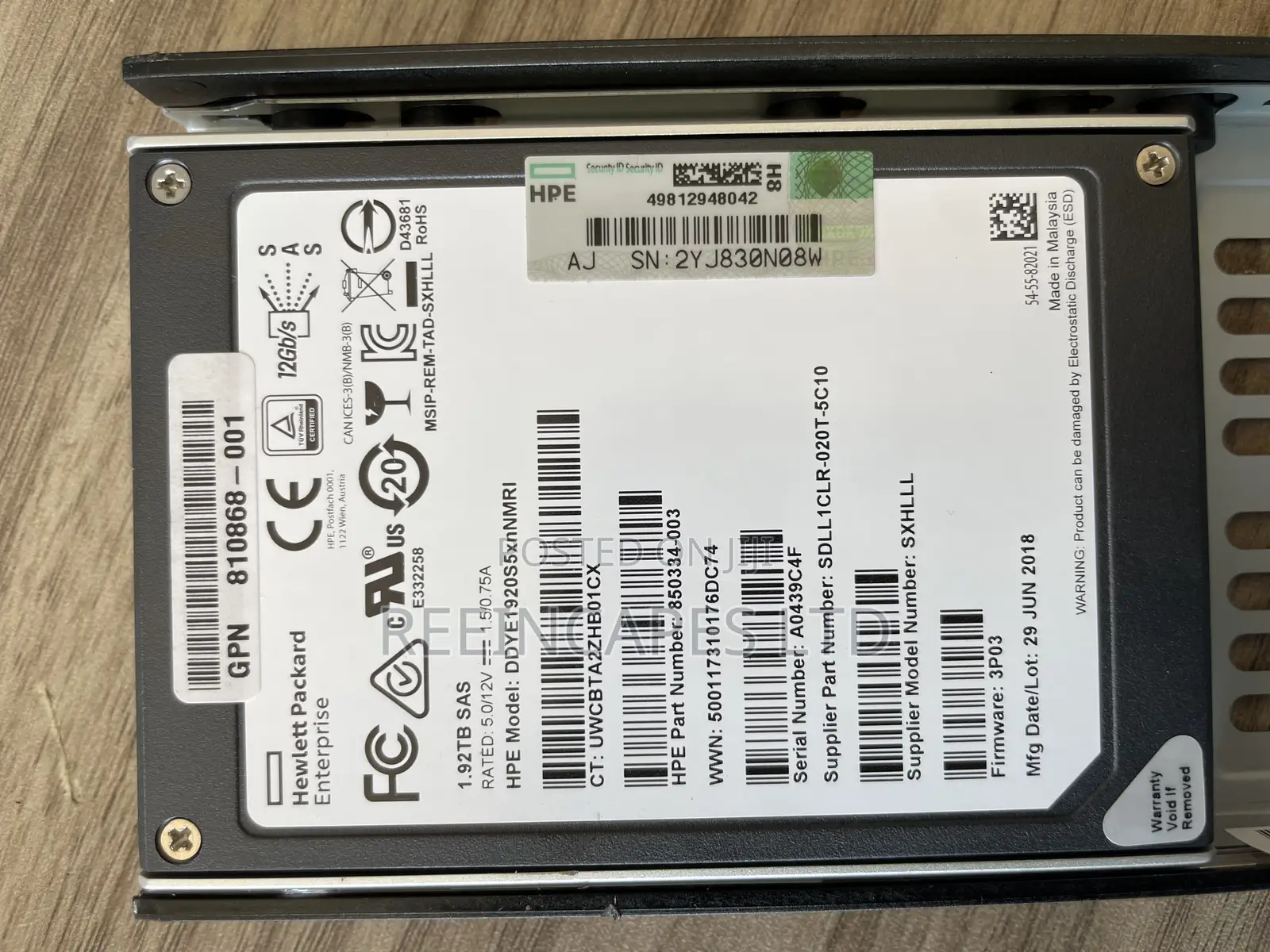 1.92tb SSD Server Drive