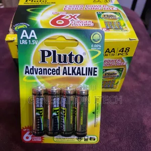 Double a Pluto Alkaline Batteries - A Box of 24 Pairs