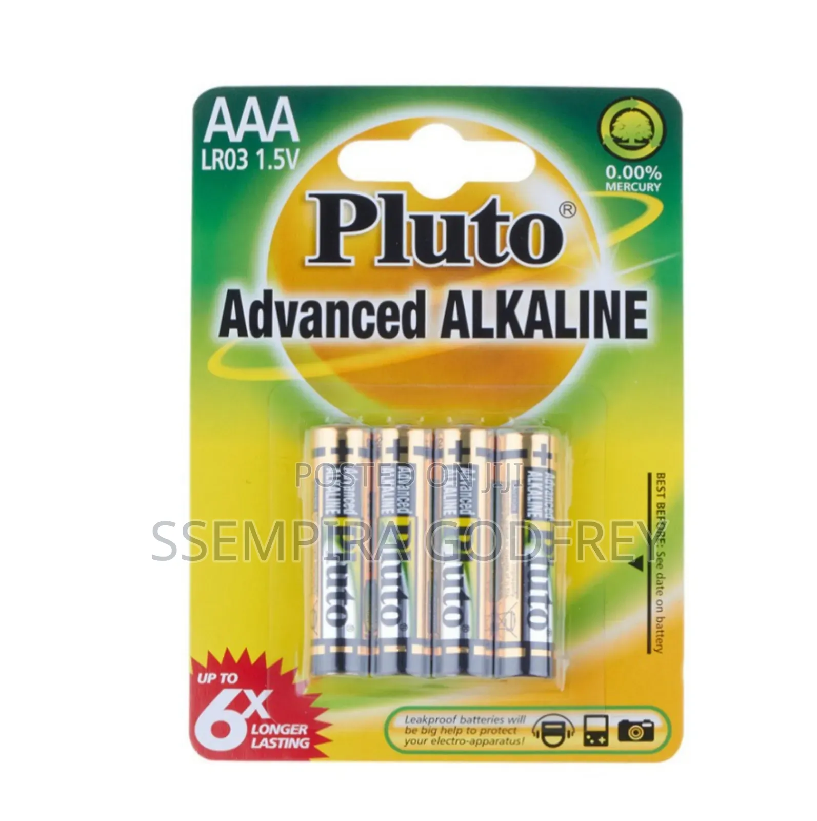 Pluto Advanced Alkaline Batteries 4pieces