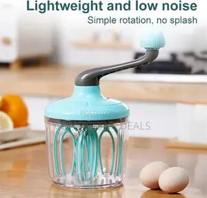 Manual Plastic Egg Beater Cream Mixer