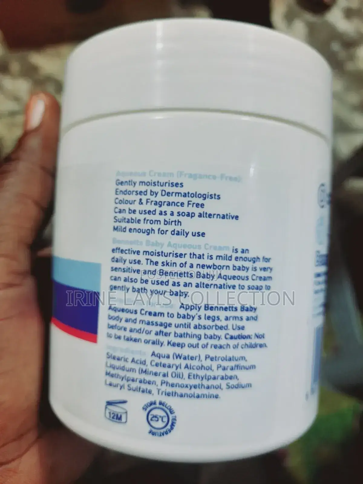 Baby's Bennette Aqueous Cream
