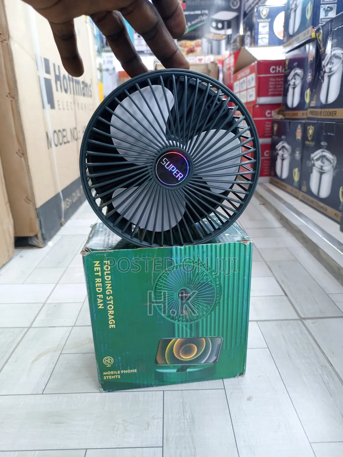 Mini Super Pin Folding Fan