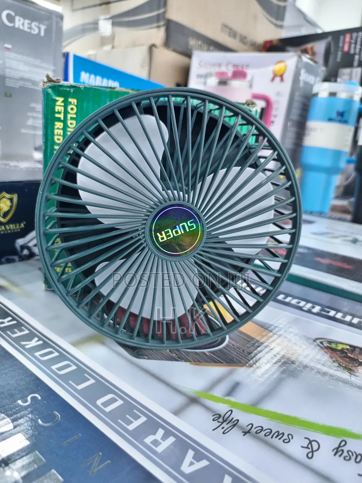Mini Super Pin Folding Fan