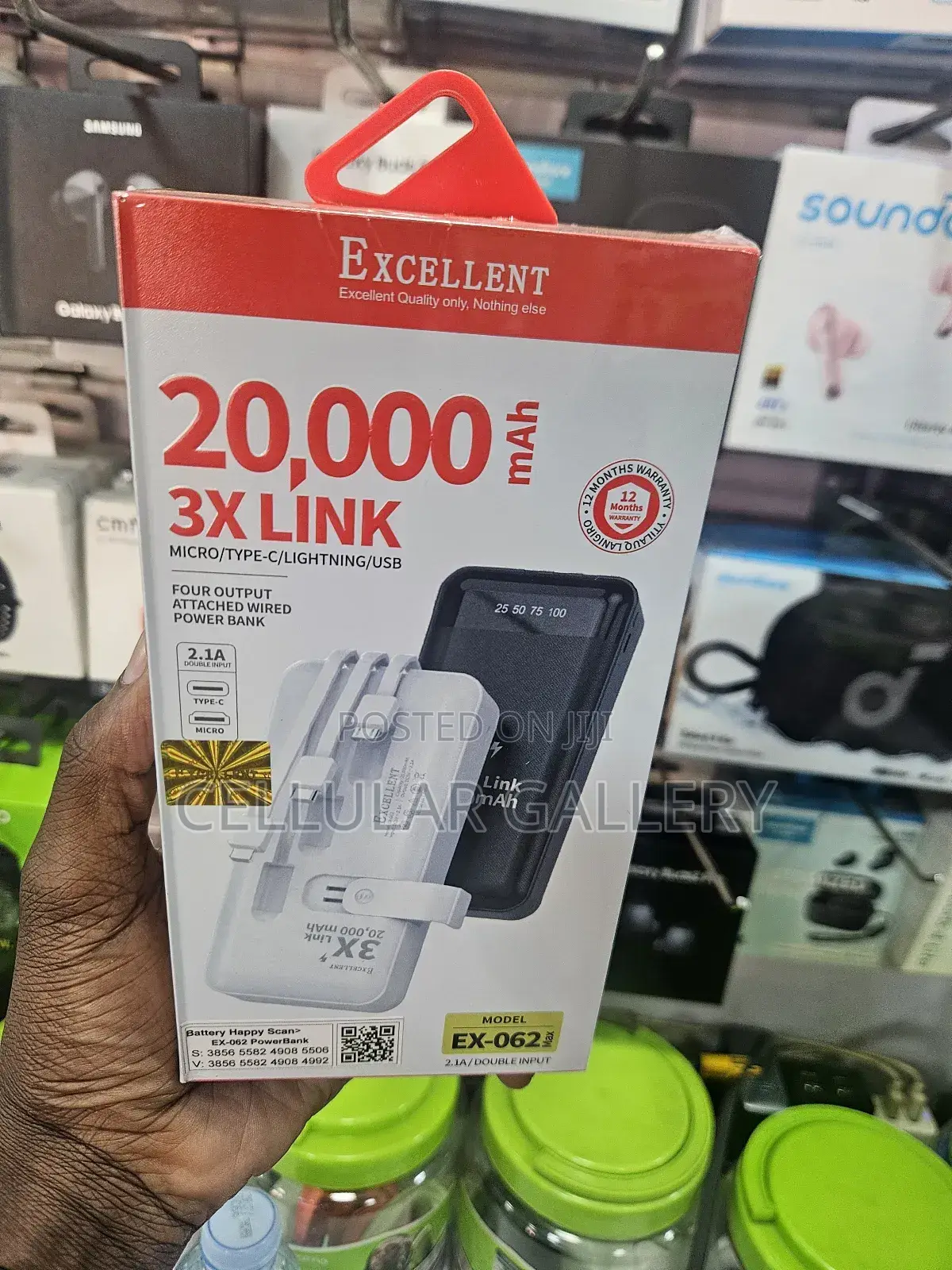Excellent Powerbank 20,000mah