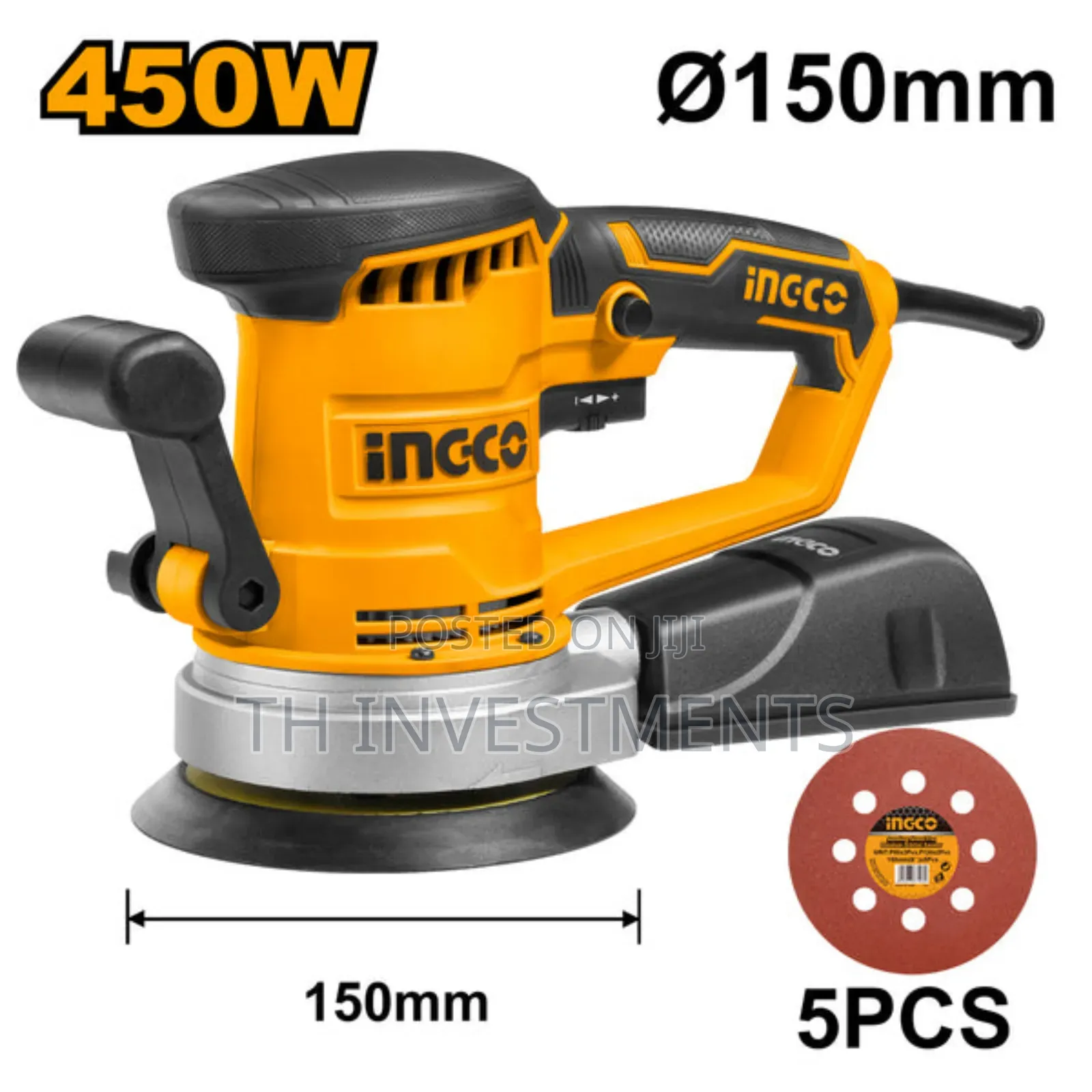 Industrial Rotary Sander Sanding Machine 450w Rs4508