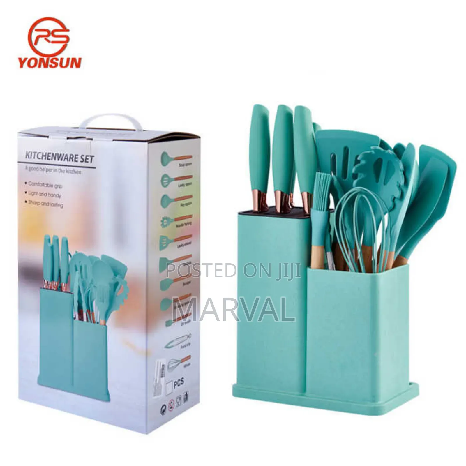 19pcs of Non Stick Cooking Kitchen Utensils Gadget Set