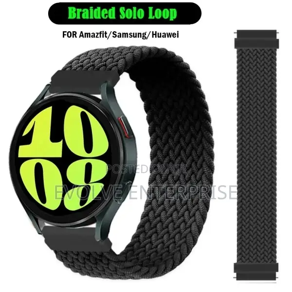 Braided Solo Loop Strap for Samsung Galaxy Watch 22mm