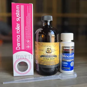 Kirkland Minoxidil 60mls,Castor Oil 236mls Derma Roller